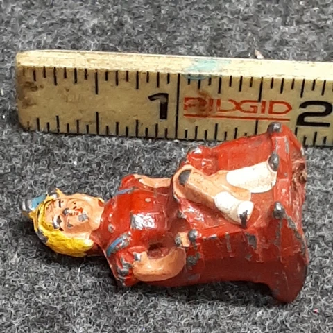 Cast Lead Child In Rocking Chair,  Made In USA (SC030423-10) Cover