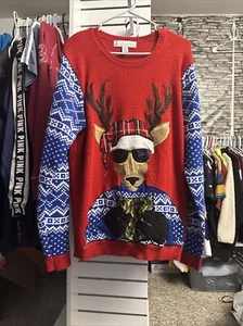 Jolly Suéter Feo Navidad Suéter Talla L - Imagen 1 de 6