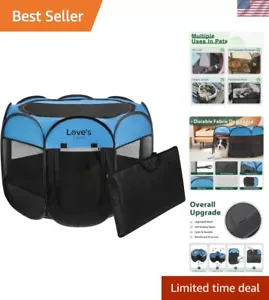 Lightweight Portable Dog Playpen - Easy-Care Design for Indoor & Outdoor Use - Picture 1 of 9