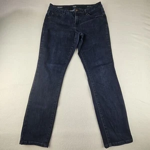 a.n.a A New Approach Denim Jeans Womens 10P Petite Blue Mid-Rise Skinny Stretch - Picture 1 of 9