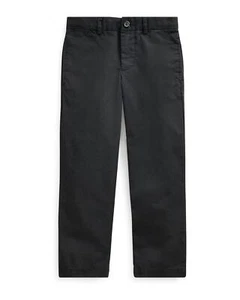 Pantalones chinos Polo Ralph Lauren 294794 de algodón ajustados para niños (niño pequeño), negros, 3/3T - Imagen 1 de 2