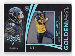 Kevin White 2015 Panini Negro Dorado Fútbol DÍAS DORADOS Novato Coleccionable Tradi - Imagen 1 de 2