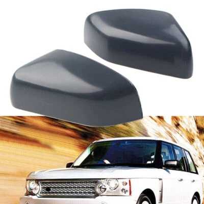 2x Rear View Mirror Cover For Land Rover Range Rover/Sport LR2 LR4 Freelander 2 Foto 1 de 4