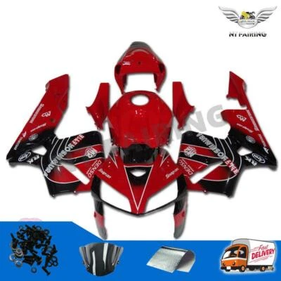 Fit for Honda CBR600RR 2005-2006 Injection Red Black Fairing Set Plastic d0101 - Image 1 of 4