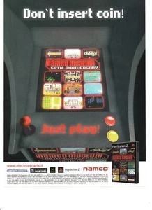 Namco Museum 50th Anniversary Advertising 2006 PS2 Italian Magazine Advertising - Picture 1 of 1