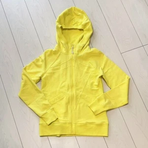 Comfortable Yellow ivivva hooded Jacket parka Full Zipper Small Size - Picture 1 of 10