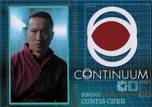 Continuum Seasons 1 and 2 Relic Costume Card CC14 Terry Chen as Curtis Chen
