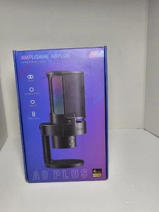 FIFINE Gaming USB Microphone, PC Computer Mic with 4 Polar Patterns for Podcast - Picture 1 of 2