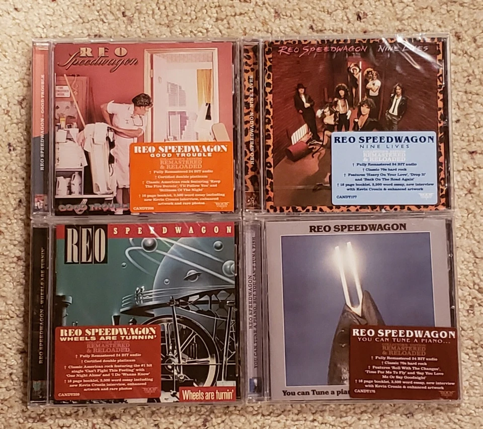 REO SPEEDWAGON - Rock Candy Remastered Edition - 4 CD Bundle - Image 1 of 1