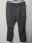 Outdoorsports Mens Sport Trousers Size XXL 34"  Black Activewear Hiking Pocket