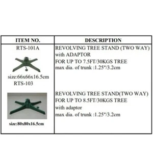 Rotating Christmas Tree Stand Artificial Trees Base Electric Rotating Home Items - Picture 1 of 24