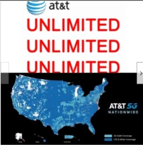 Unlimited Enterprise Data Plan AT&T Activated Sim 4G 5G Rental Service $70/Mo - Picture 1 of 1