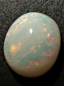 Weißer Opal 2.27 Carat Mintabie Australien IGI Zertifikat - Bild 1 von 11