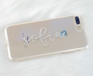 Crystal Iced "Name Only" Personalised Crystal Mobile Phone Case (#130)