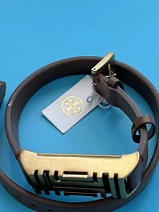 Tory Burch Fitbit Fret Double Wrap Bracelet Brown - Picture 1 of 7