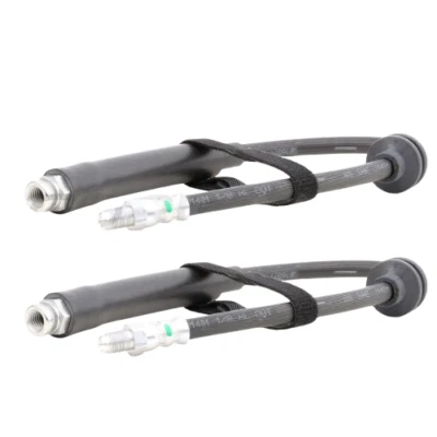 KIT COPPIA 2 FLESSIBILI TUBO FRENO ANTERIORI DESTRO + SINISTRO FIAT PUNTO II 188 - Immagine 1 di 4
