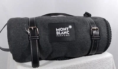 MONT BLANC PARFUMS Men's Gray Stadium Travel Blanket - 183cm x 150cm - Image 1 of 3
