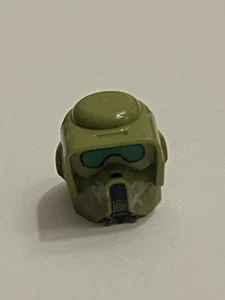 LEGO Olive Green Helmet SW Elite Corps Trooper 15311pb01 sw0518 Set 75151 75042 - Picture 1 of 1