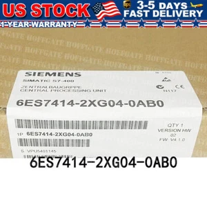 New Siemens SIMATIC S7-400 CPU 414-2 6ES7414-2XG04-0AB0 6ES7 414-2XG04-0AB0 - Picture 1 of 11