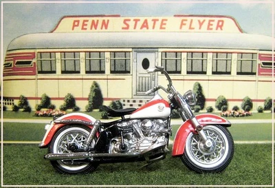 Franklin Mint 1/24 Harley Davidson 1958 Duo Glide Motorcycle Motorcycle OOP - Image 1 of 4