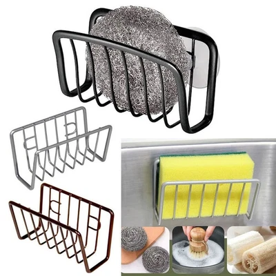 Drain Storage Shelf Sink Drain Stand Sink Sponge Holder Sink Sponge Rack - Image 1 of 4