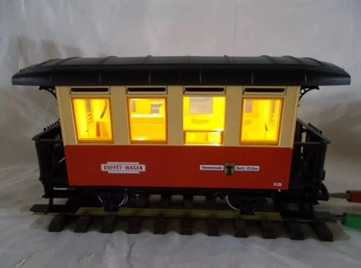 COMPLETE LED LIGHT KIT + SPOKED METAL WHEEL AXLE LGB SMALL COACH G SCALE TRAIN - Image 1 of 4