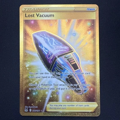 Lost Vacuum 217/196 Lost Origin Gold Holo Secret Rare Pokemon Card English NM - Image 1 of 2