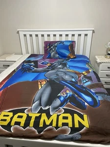 Doona Cover Single Bed With Batman And A Matching Pillowcase - Picture 1 of 3