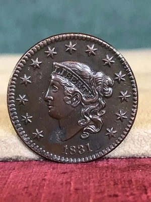 Centavo grande LL AU 1831 Foto 1 de 2