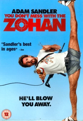 You Don't Mess With the Zohan (DVD-2009) R2. Adam Sandler. "He'll Blow You Away" - Image 1 of 4