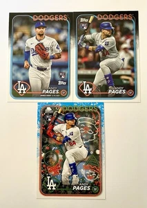 2024 Topps-Andy Pages-US108/US221/H103 Rookie Cards NM RC/RDB/HOLIDAY - Picture 1 of 2