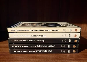 5 DVD regia di Stanley Kubrick: 2001, Barry Lindon, Shining, Eyes Wide Shut... - Foto 1 di 3