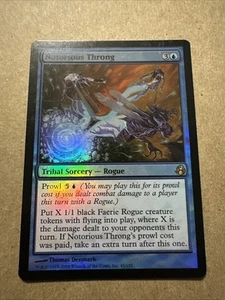 Notorious Throng FOIL - Morningtide - Magic MTG - Picture 1 of 2