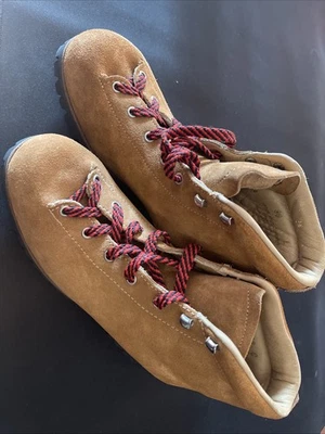 Винтажный Vasque туризм альпинизма ботинки кожи Италии прочный размер 8,5 7532 C - Изображение 1 из 4