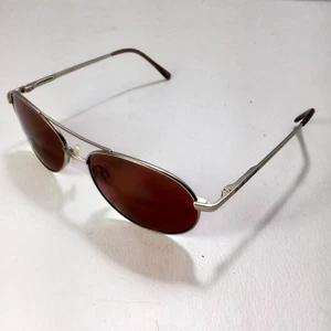 VTG BLUBLOCKER 1267 METAL AVIATOR TORTOISE SUNGLASSES ORANGE LENSES - Picture 1 of 17