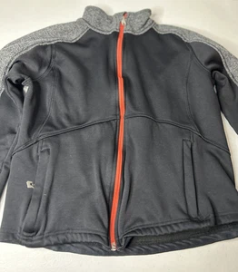 Spyder Black Core Zip Front Sweater Jacket Youth Sz XL 18 - Picture 1 of 9