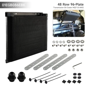 Universal 48 Row 96-Plate Transmission Oil Cooler w/AN12 Fitings For VW Baja Bug - Picture 1 of 10