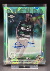 Geovany Quenda RC AUTO /199 Aqua Lava 2024-25 Topps Chrome UCC Sporting SCP - Bild 1 von 3