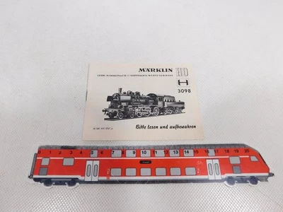 Märklin H0 Istruzione Descrizione Di 1967 per 3098 Vapore Sg # EF207-0,5 - Immagine 1 di 4