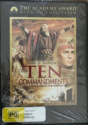THE TEN COMMANDMENTS Special Edition 2 x DVD 1956 Charlton Heston BRAND NEW! - Image 1 of 2