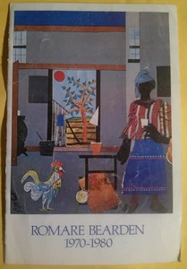 Folleto de exposición Romare Bearden 1970-1980. Museo Mint, 1980 - Imagen 1 de 9