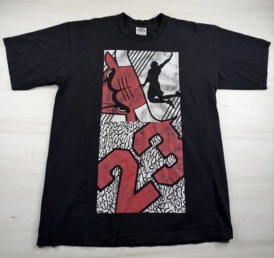 Camisa De Colección Pro 5 Super Pesada Michael Jordan Bulls NBA Años 90 Cemento 23 Dunk Para Hombres XL Foto 1 de 4