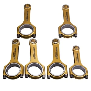 Titanizing Connecting Rods For BMW 328i 528i E36 E46 M52B28 135mm Pleuel Bielle - Picture 1 of 17