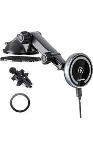 MAGJIEYX for MagSafe Car Mount Charger, Magnetic Wireless Fast Charging - Picture 1 of 6