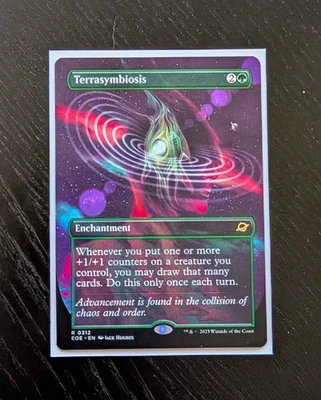 TERRASYMBIOSIS Borderless Rare Edge of Eternities Near Mint MTG - Image 1 of 2