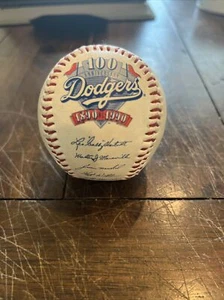 Vintage Los Angeles Dodgers 100th Anniversary Farmer John MLB Baseball 1890-1990 - Picture 1 of 4