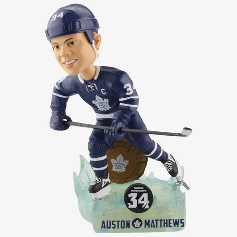 Auston Matthews Toronto Maple Leafs Tundra Series Bobblehead NHL Cover