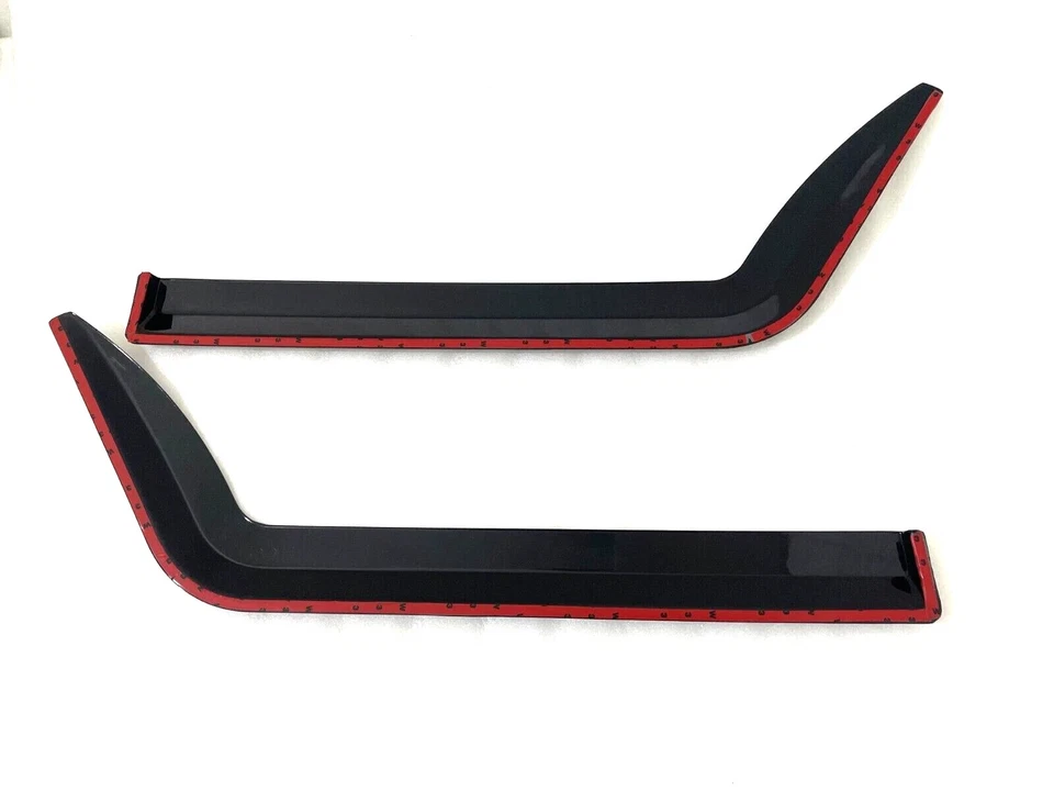 SUZUKI SAMURAI PUERTA VISERA PROTECCIÓN CONTRA EL CLIMA DEFLECTOR DE VIENTO IRROMPIBLE JUEGO DE 2 Foto 1 de 4