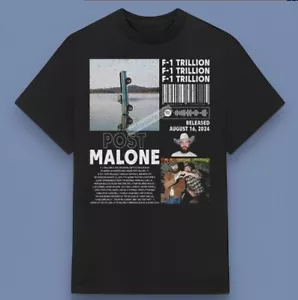 NEW! Post Malone F1 Trillion Album 2024 T-Shirt For Fans S-4Xl - Picture 1 of 6