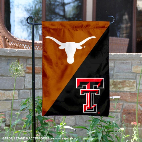 Texas vs. Texas Tech House Divided Garden Flag Yard Flag Cover
